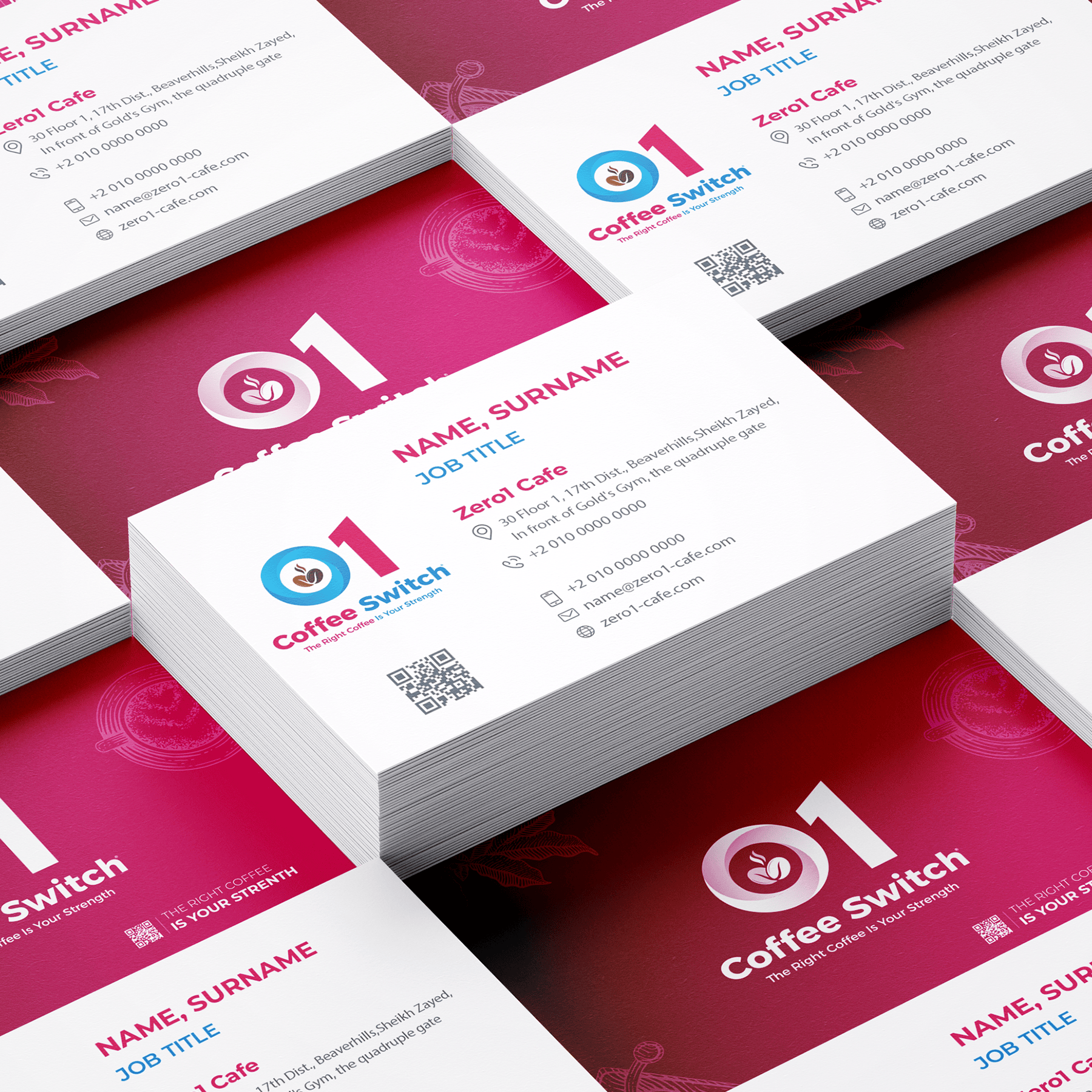 ZERO 1 CAFE - BRAND IDENTITY